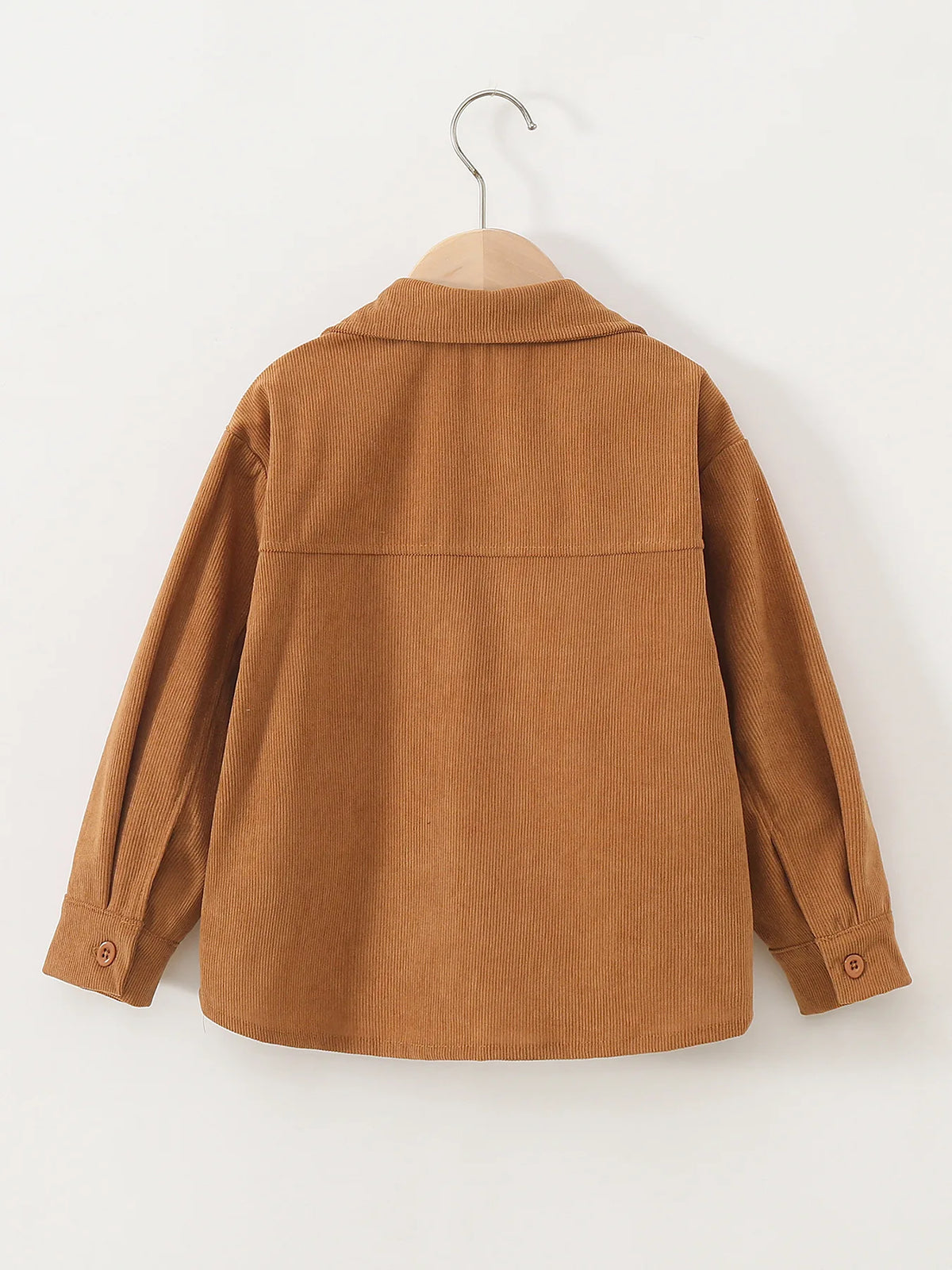 kids jacket 2026 autumn girls boys cute shirt tops Corduroy outwear clothing