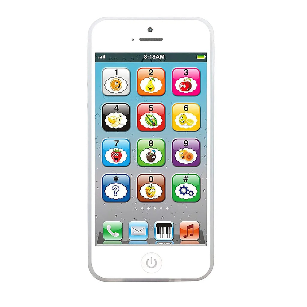 Children Simulation Phone Baby Musical Early Educational Toys English Learning Cellphone with Light Sound Mobile Vocal Toy Kids