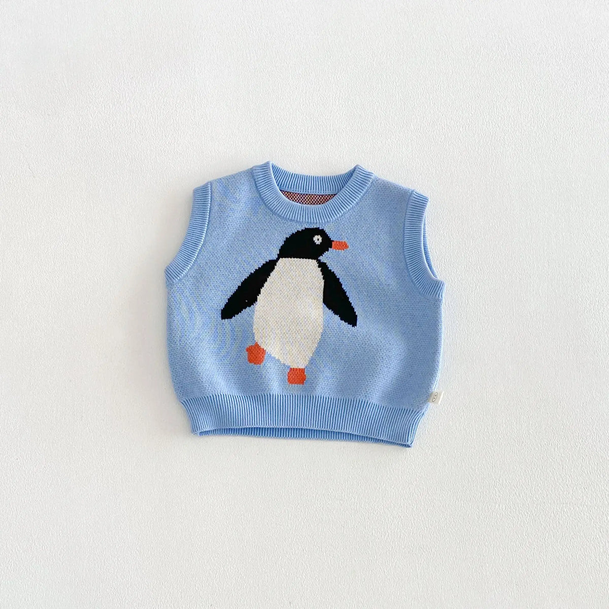 Boys Vest 2026 Spring and Autumn New Children's Clothing Korean Style Fashion Boy Baby Cute Cartoon Knit Vest Simple