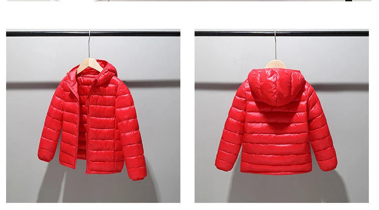3-14 Years Autumn Winter Kids Down Jackets For Girls Children Clothes Warm Down Coats For Boys Toddler Girls Outerwear Clothes