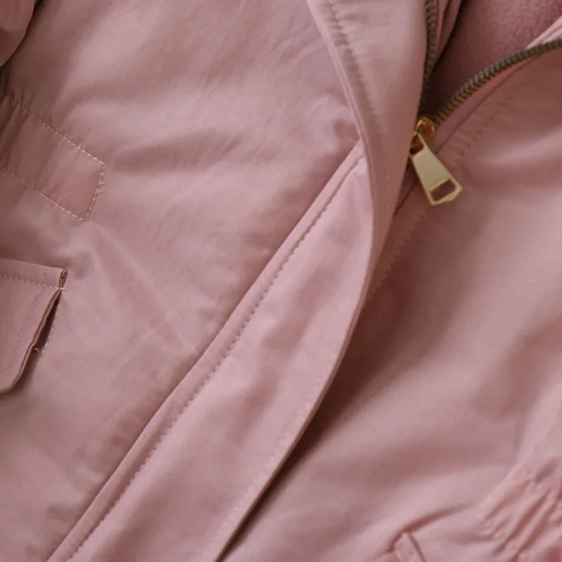 2025 Autumn Winter Children Boy Jacket Outerwear Coat Hooded Plus Velvet Thicken Warm Jacket For Girl 4-14 Year Kids Girl Parka