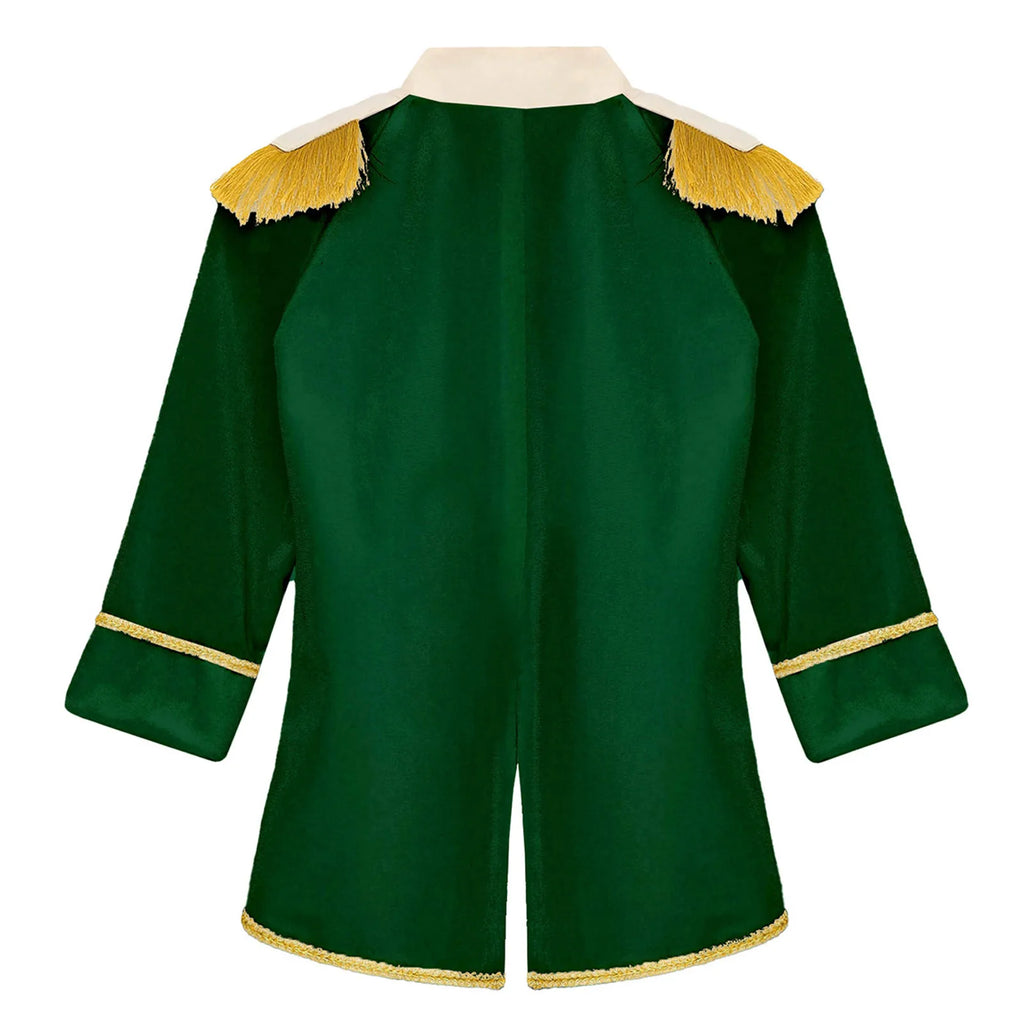 Baby Boys Long Sleeve Fringe Velvet Royal Prince Jacket Tailcoat Halloween King Knight Nobility Costume Photography Outerwear