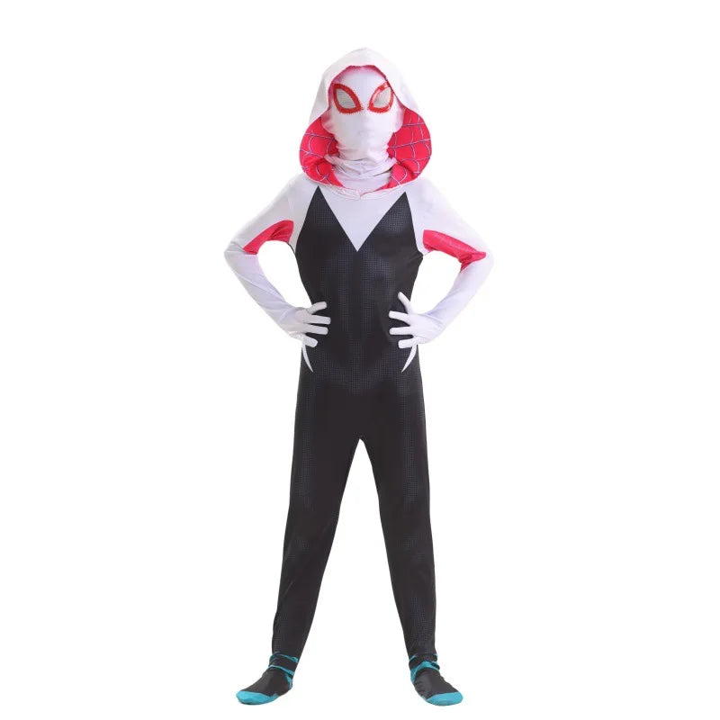 In Stock Halloween Cosplay Costume For Spider Fans Collector Miles Morales Zentai Suit Halloween Christmas Party Halloween Gift