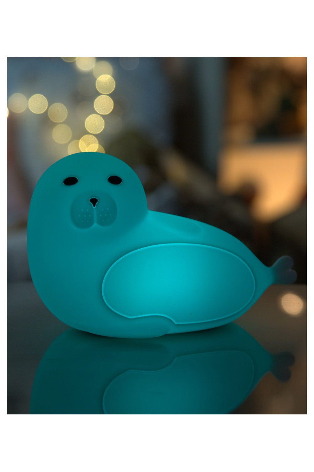 Rabbit & Friends Seal Silicone Lamp with Remote - White, photo 3